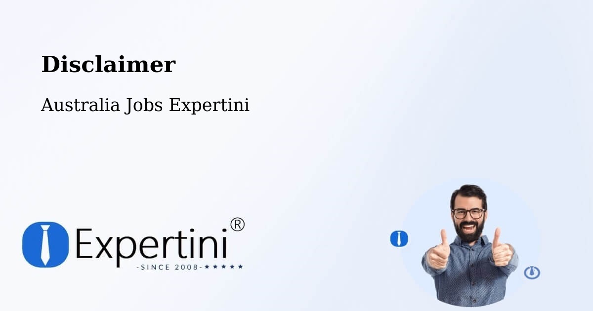Disclaimer – Moree - Australia Jobs Expertini